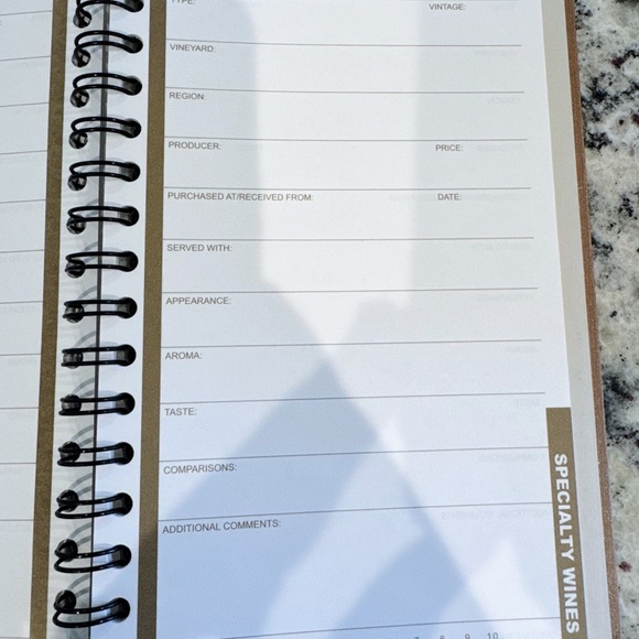 Wine Notes Notebook - Picture 6 of 6